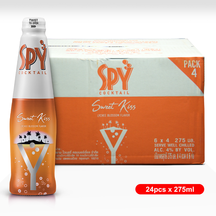 SPY Wine Cooler Lychee Sweet Kiss 275ml