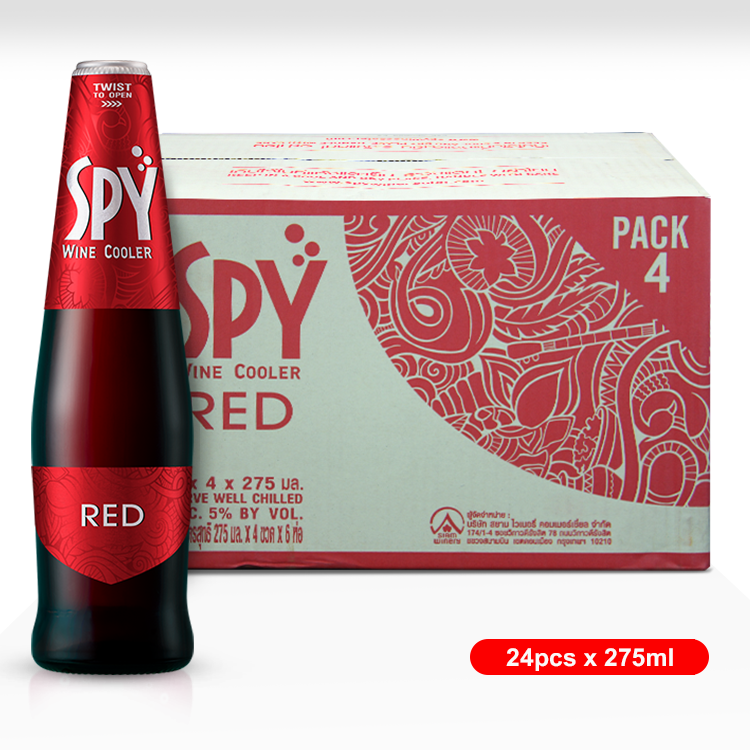 SPY Wine Cooler Red 275ml