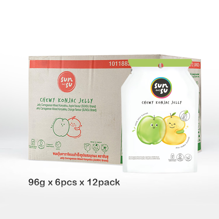 Chewy Konjac Jelly - Apple & Orange